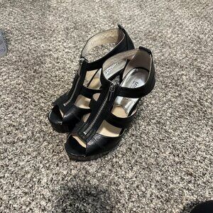 Michael Kors Berkley Leather Platform Sandal